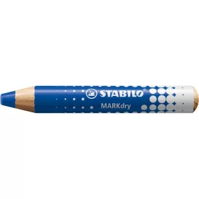   Táblaceruza fehértáblához, flipchartpapírhoz, kúpos, STABILO MARKdry, kék (TS64841)