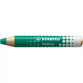   Táblaceruza fehértáblához, flipchartpapírhoz, kúpos, STABILO MARKdry, zöld (TS64843)