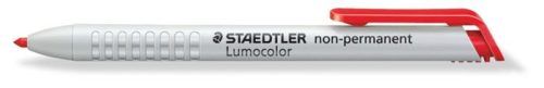 Jelölőkréta adagoló, mindenre író, lemosható (omnichrom), STAEDTLER Lumocolor 768, piros (TS768N20)