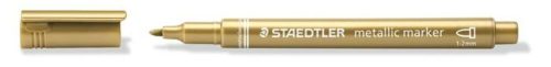 Dekormarker, 1-2 mm, kúpos, STAEDTLER 8323, arany (TS832311)