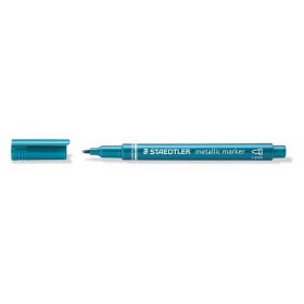   Dekormarker, 1-2 mm, kúpos, STAEDTLER 8323, metálkék (TS8323373)
