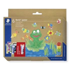   Ujjfesték, STAEDTLER Noris Junior 881, 6 különböző szín (TS8816D08)