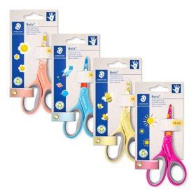   Olló, iskolai, 14 cm, STAEDTLER Noris 965, vegyes színek (TS96514PBK)
