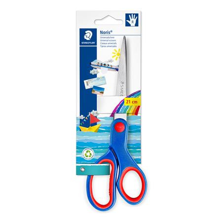 Olló, hobbi, 21 cm, STAEDTLER Noris® 965, kék (TS96521NBK)
