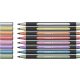 Metálfényű filctoll készlet, 1-2 mm, SCHNEIDER Paint-It 020, 8 különböző szín (TSC020V8)