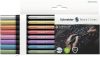 Metálfényű filctoll készlet, 1-2 mm, SCHNEIDER Paint-It 020, 8 különböző szín (TSC020V8)