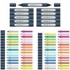 Kétvégű marker készlet, 72 darabos, SCHNEIDER Paint-It 040 Twin marker Set complete, 30 különböző szín (TSC040V72C)