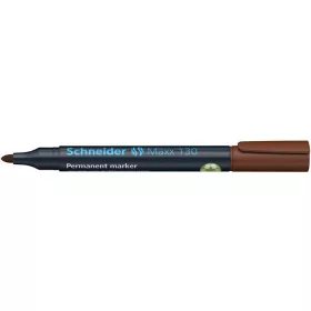   Alkoholos marker, 1-3 mm, kúpos, SCHNEIDER Maxx 130, barna (TSC130B)