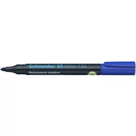   Alkoholos marker, 1-3 mm, kúpos, SCHNEIDER Maxx 130, kék (TSC130K)