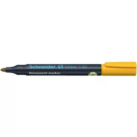   Alkoholos marker, 1-3 mm, kúpos, SCHNEIDER Maxx 130, sárga (TSC130S)