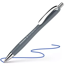   Golyóstoll, 0,7 mm, nyomógombos, SCHNEIDER Slider Rave XB, szürke (TSC132551)