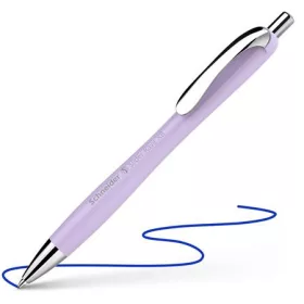   Golyóstoll, 0,7 mm, nyomógombos, SCHNEIDER Slider Rave XB, halványlila (TSC132559)