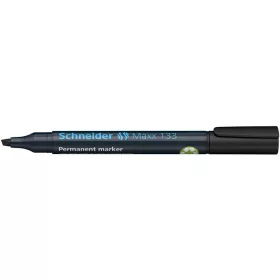   Alkoholos marker, 1-4 mm, vágott, SCHNEIDER Maxx 133, fekete (TSC133FK)