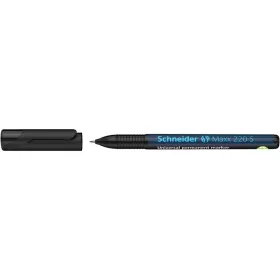   Alkoholos marker, OHP, 0,4 mm, SCHNEIDER Maxx 220 S, fekete (TSC220FK)