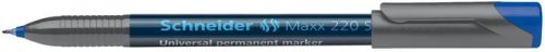 Alkoholos marker, OHP, 0,4 mm, SCHNEIDER Maxx 220 S, kék (TSC220K)