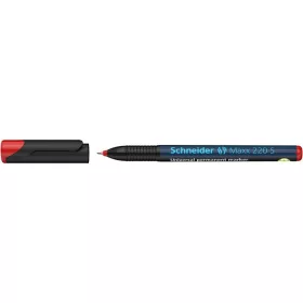   Alkoholos marker, OHP, 0,4 mm, SCHNEIDER Maxx 220 S, piros (TSC220P)