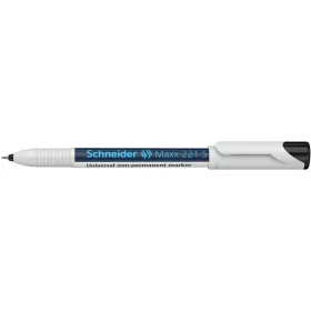   Alkoholmentes marker, OHP, 0,4 mm, SCHNEIDER Maxx 221 S, fekete (TSC221FK)