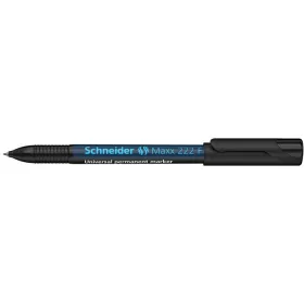   Alkoholos marker, OHP, 0,7 mm, SCHNEIDER Maxx 222 F, fekete (TSC222FK)