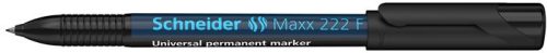 Alkoholos marker, OHP, 0,7 mm, SCHNEIDER Maxx 222 F, fekete (TSC222FK)