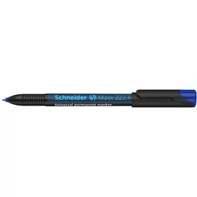   Alkoholos marker, OHP, 0,7 mm, SCHNEIDER Maxx 222 F, kék (TSC222K)
