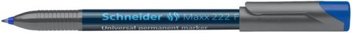 Alkoholos marker, OHP, 0,7 mm, SCHNEIDER Maxx 222 F, kék (TSC222K)