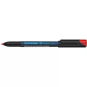   Alkoholos marker, OHP, 0,7 mm, SCHNEIDER Maxx 222 F, piros (TSC222P)