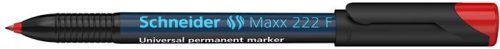 Alkoholos marker, OHP, 0,7 mm, SCHNEIDER Maxx 222 F, piros (TSC222P)