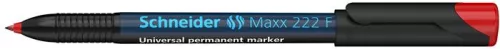 Alkoholos marker, OHP, 0,7 mm, SCHNEIDER Maxx 222 F, piros (TSC222P)