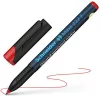 Alkoholos marker, OHP, 0,7 mm, SCHNEIDER Maxx 222 F, piros (TSC222P)