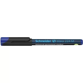   Alkoholos marker, OHP, 1 mm, SCHNEIDER Maxx 224 M, kék (TSC224K)