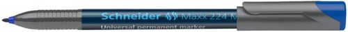 Alkoholos marker, OHP, 1 mm, SCHNEIDER Maxx 224 M, kék (TSC224K)