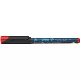   Alkoholos marker, OHP, 1 mm, SCHNEIDER Maxx 224 M, piros (TSC224P)