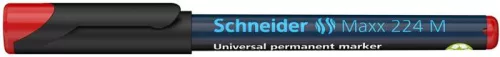 Alkoholos marker, OHP, 1 mm, SCHNEIDER Maxx 224 M, piros (TSC224P)