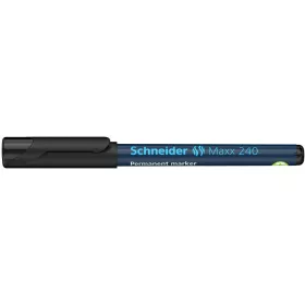   Alkoholos marker, 1-2 mm, kúpos, SCHNEIDER Maxx 240, fekete (TSC240FK)