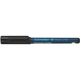   Alkoholos marker, 1-2 mm, kúpos, SCHNEIDER Maxx 240, fekete (TSC240FK)