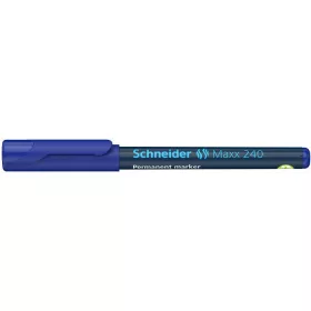   Alkoholos marker, 1-2 mm, kúpos, SCHNEIDER Maxx 240, kék (TSC240K)