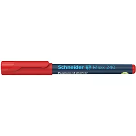   Alkoholos marker, 1-2 mm, kúpos, SCHNEIDER Maxx 240, piros (TSC240P)