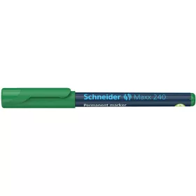   Alkoholos marker, 1-2 mm, kúpos, SCHNEIDER Maxx 240, zöld (TSC240Z)