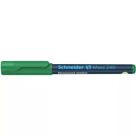   Alkoholos marker, 1-2 mm, kúpos, SCHNEIDER Maxx 240, zöld (TSC240Z)
