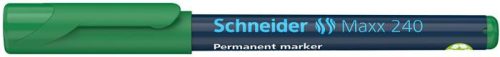 Alkoholos marker, 1-2 mm, kúpos, SCHNEIDER Maxx 240, zöld (TSC240Z)
