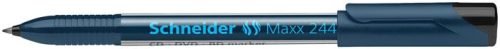 Alkoholos marker, CD/DVD, 0,7 mm, SCHNEIDER Maxx 244, fekete (TSC244FK)