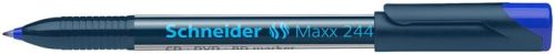 Alkoholos marker, CD/DVD, 0,7 mm, SCHNEIDER Maxx 244, kék (TSC244K)