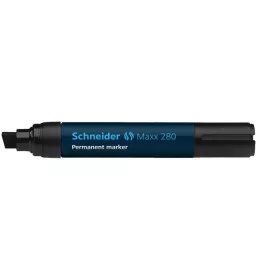   Alkoholos marker, 4-12 mm, vágott, SCHNEIDER Maxx 280, fekete (TSC280FK)