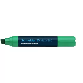   Alkoholos marker, 4-12 mm, vágott, SCHNEIDER Maxx 280, zöld (TSC280Z)