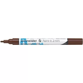   Dekormarker, akril, 2 mm, SCHNEIDER Paint-It 310, barna (TSC310B)