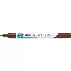   Dekormarker, akril, 2 mm, SCHNEIDER Paint-It 310, barna (TSC310B)