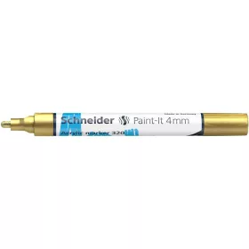   Dekormarker, akril, 4 mm, SCHNEIDER Paint-It 320, arany (TSC320A)