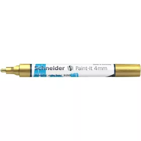   Dekormarker, akril, 4 mm, SCHNEIDER Paint-It 320, arany (TSC320A)