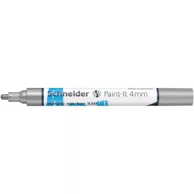  Dekormarker, akril, 4 mm, SCHNEIDER Paint-It 320, ezüst (TSC320E)