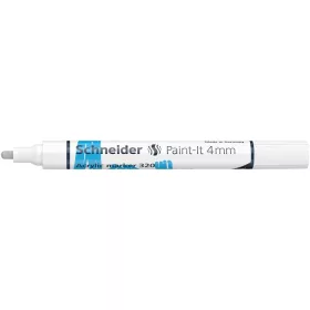   Dekormarker, akril, 4 mm, SCHNEIDER Paint-It 320, fehér (TSC320F)